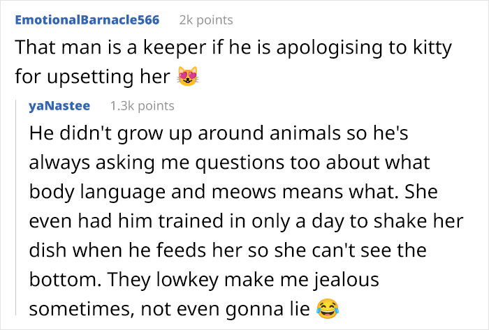 Guy Has To Endure Cat’s Pettiness When He Doesn’t Visit GF For A Month, Netizens Love It