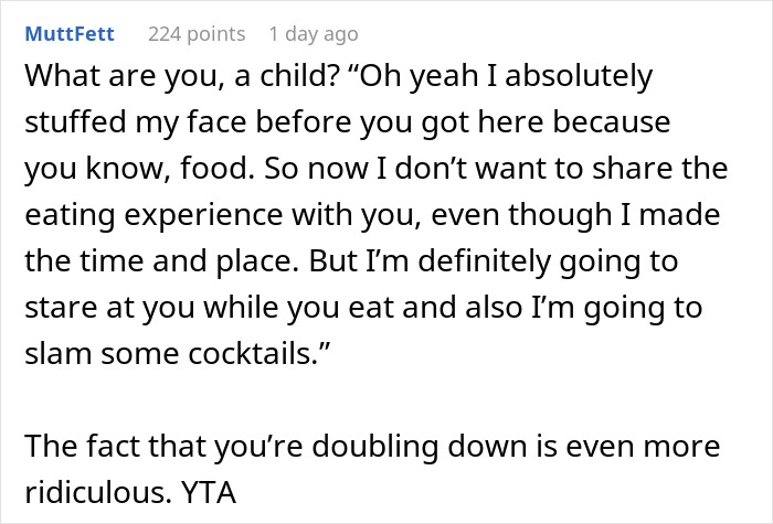 Guy Doesn't Understand Why Date Got Upset He Ate Without Her, The Internet Doesn’t Hold Back Guy Doesn't Understand Why Date Got Upset He Ate Without Her, The Internet Doesn’t Hold Back