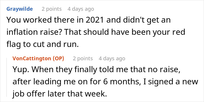 Person Earns Company Millions So They Ask For A $20k Raise, Quits Because Of Boss’ Dramatic Reaction Person Earns Company Millions So They Ask For A $20k Raise, Quits Because Of Boss’ Dramatic Reaction