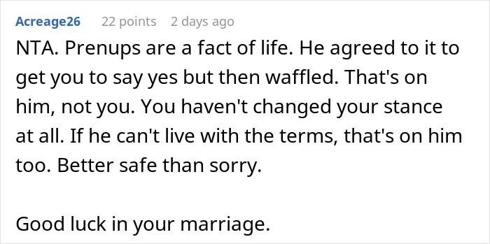 Guy Freaks Out Over Prenup And Especially The 'Infidelity Clause'