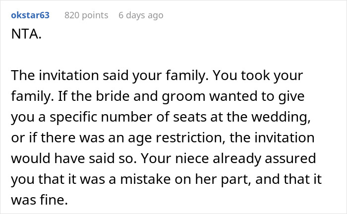 “Am I A [Jerk] For Bringing 6 People With Me To My Niece’s Wedding?”