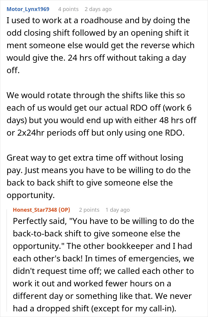 "Close At 11 PM, Open At 5 AM": Management Refuses To Let Employee Switch Schedules, Regrets It "Close At 11 PM, Open At 5 AM": Management Refuses To Let Employee Switch Schedules, Regrets It