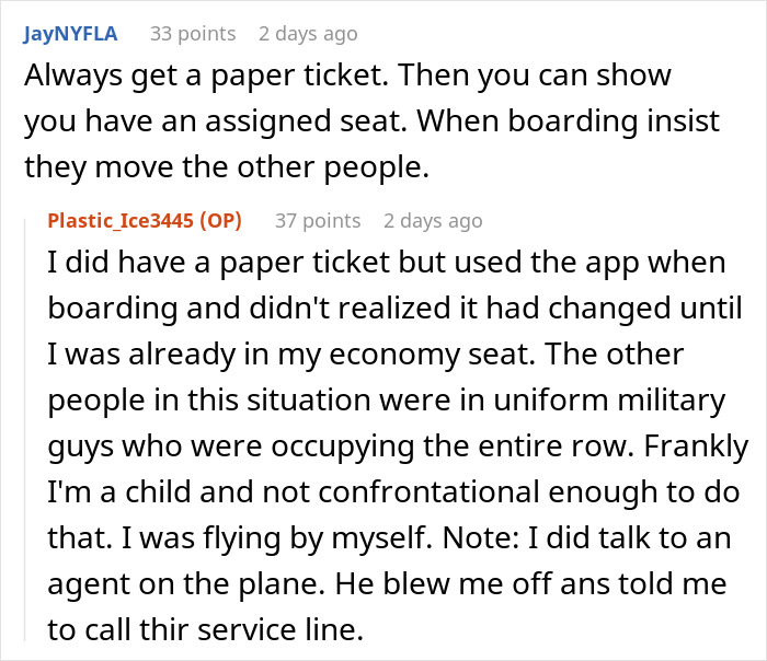 Traveler Books The Comfort Seat She Wants, Gets Surprised By A Last-Minute Bump Down To Economy Traveler Books The Comfort Seat She Wants, Gets Surprised By A Last-Minute Bump Down To Economy