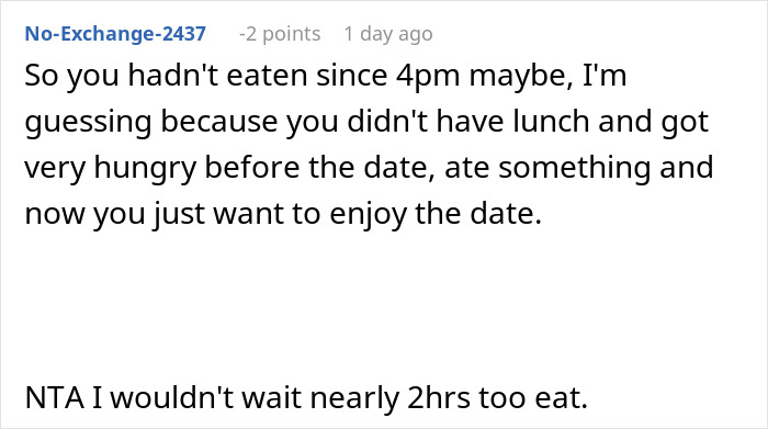 Guy Doesn't Understand Why Date Got Upset He Ate Without Her, The Internet Doesn’t Hold Back Guy Doesn't Understand Why Date Got Upset He Ate Without Her, The Internet Doesn’t Hold Back