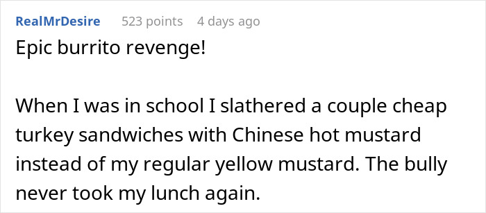 Person Exposes Office Food Thief With A Planted Lunch Burrito: “He Immediately Threw Up” Person Exposes Office Food Thief With A Planted Lunch Burrito: “He Immediately Threw Up”