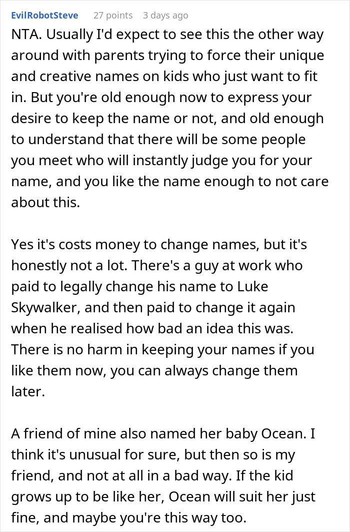 “Having Weird Names Does Not Age Well”: Parents Want To Rename Kids 16 Years Later “Having Weird Names Does Not Age Well”: Parents Want To Rename Kids 16 Years Later