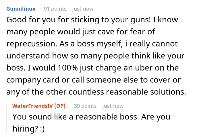 Employee Expected To Give Colleague Regular 40-Mile Rides To Work For Free, Flatly Refuses Employee Expected To Give Colleague Regular 40-Mile Rides To Work For Free, Flatly Refuses