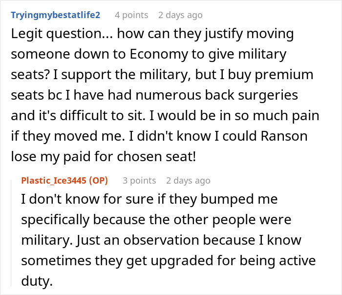 Traveler Books The Comfort Seat She Wants, Gets Surprised By A Last-Minute Bump Down To Economy Traveler Books The Comfort Seat She Wants, Gets Surprised By A Last-Minute Bump Down To Economy
