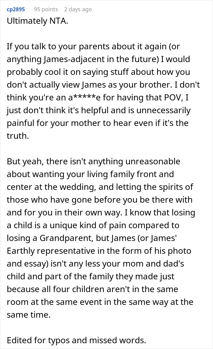 “AITA For Telling My Mom We Don’t View Her Eldest As Our Brother And To Stop Forcing Him On Us?”