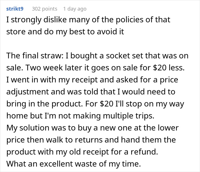 Cashier Regrets Not Refunding Item At 70% Off After Customer Maliciously Complies