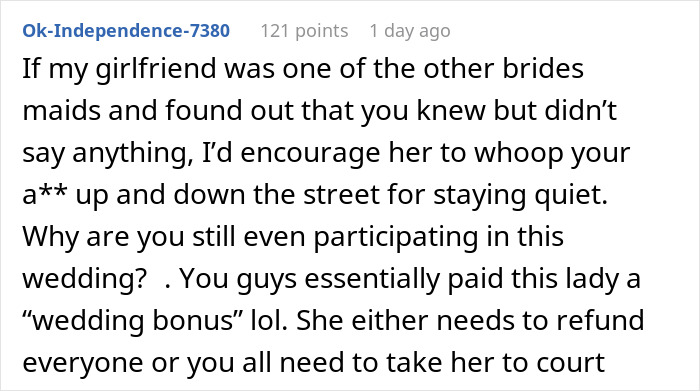 Bridesmaid Finds Out Bride Pocketed $7k From Bridal Party, Exposes Her In A Group Chat Bridesmaid Finds Out Bride Pocketed $7k From Bridal Party, Exposes Her In A Group Chat