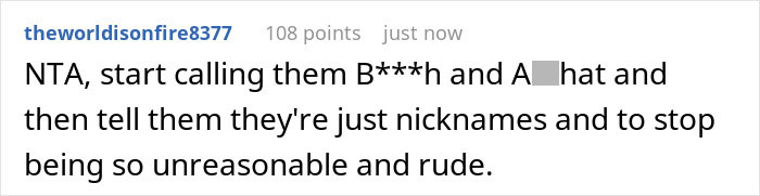 Woman Is Fed Up With Her Husband’s Parents Calling Her A Made-Up Name, Starts To Ignore Them Woman Is Fed Up With Her Husband’s Parents Calling Her A Made-Up Name, Starts To Ignore Them