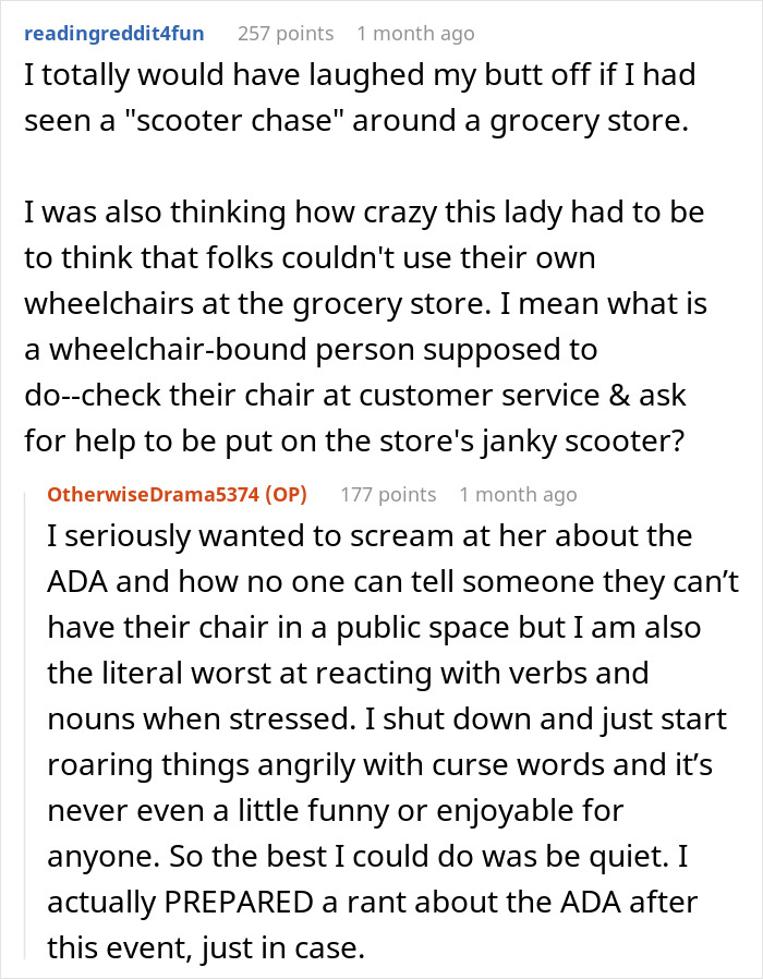 Woman Shakes Person’s Wheelchair, Demands They Give It To Her Since She’s Older Woman Shakes Person’s Wheelchair, Demands They Give It To Her Since She’s Older