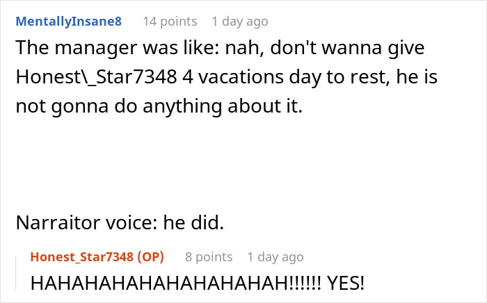 “Four Paid Unused Vacation Days Will Cost You Thousands”: Worker Complies With A Made-Up Rule “Four Paid Unused Vacation Days Will Cost You Thousands”: Worker Complies With A Made-Up Rule