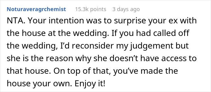 Guy Buys 'Dream House' As A Wedding Gift, Bride Dumps Him And Is Livid After Finding Everything Out Guy Buys 'Dream House' As A Wedding Gift, Bride Dumps Him And Is Livid After Finding Everything Out