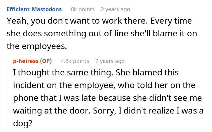 Interviewer Gets In Trouble With Corporate After Trying To Blame Her Lateness On Job Interviewee Interviewer Gets In Trouble With Corporate After Trying To Blame Her Lateness On Job Interviewee
