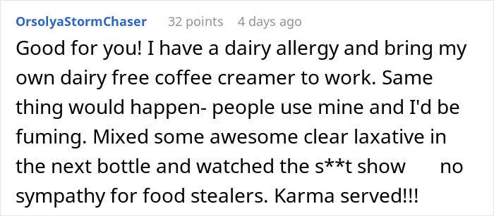 Person Exposes Office Food Thief With A Planted Lunch Burrito: “He Immediately Threw Up” Person Exposes Office Food Thief With A Planted Lunch Burrito: “He Immediately Threw Up”