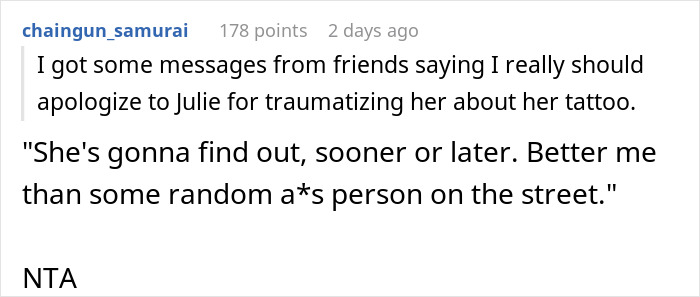 Man Gets Called Out For Telling His Friend The True Meaning Of Her “Chinese” Tattoo Man Gets Called Out For Telling His Friend The True Meaning Of Her “Chinese” Tattoo