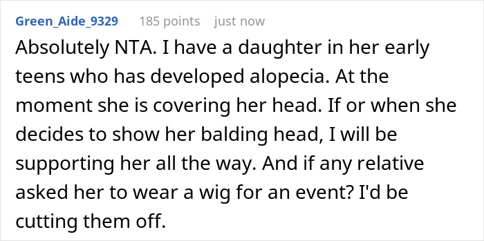 Teen Is Shocked At Sister’s Audacity For Asking Her To Wear A Wig At Her Wedding Teen Is Shocked At Sister’s Audacity For Asking Her To Wear A Wig At Her Wedding
