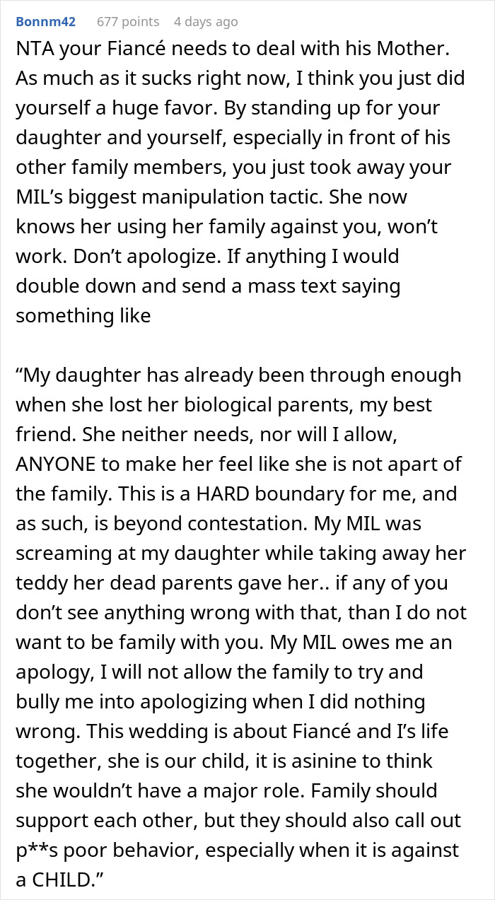 Bride Doesn't Want MIL At Her Wedding For Rejecting Her Adopted Daughter As Family