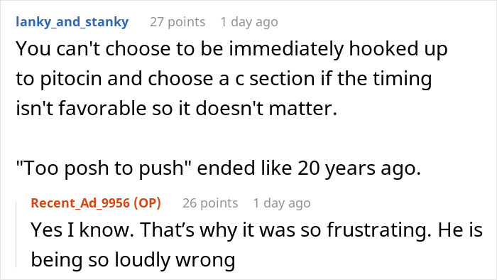 Man Gets Mad When Wife Says Only She’s Behind The Choices On Their Baby’s Birth, As It’s Her Body Man Gets Mad When Wife Says Only She’s Behind The Choices On Their Baby’s Birth, As It’s Her Body