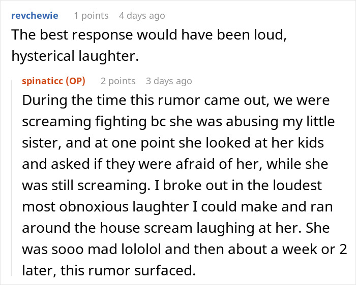 Aunt Convinces Everyone Her Niece Is Crushing On Her, Regrets It When She Retaliates