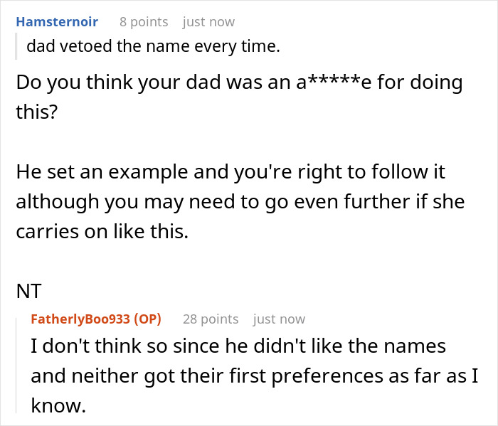 “AITA For Telling My Mom She Has Zero Rights To Name My Wife’s And My Child” “AITA For Telling My Mom She Has Zero Rights To Name My Wife’s And My Child”