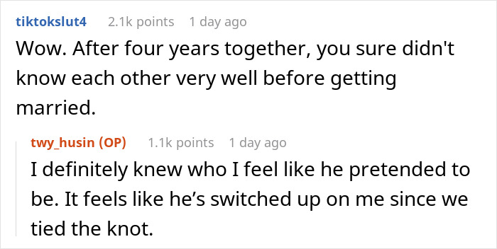 “Stop Being An Incel”: Wife Done With Husband Putting Alpha-Male Influencer’s Needs First “Stop Being An Incel”: Wife Done With Husband Putting Alpha-Male Influencer’s Needs First