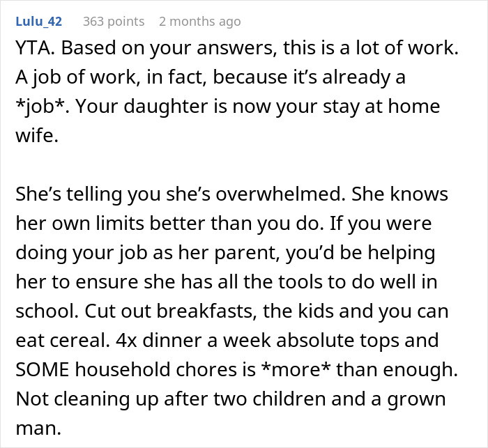 "Am I The Jerk For Expecting My Daughter To Stick To Our Chores-For-Rent Deal?" "Am I The Jerk For Expecting My Daughter To Stick To Our Chores-For-Rent Deal?"