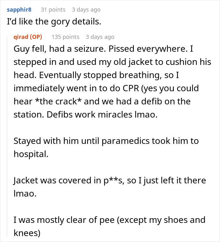 “I Was Fired On The Spot”: Person’s Heroic Move On The Way To Work Cost Them A Job “I Was Fired On The Spot”: Person’s Heroic Move On The Way To Work Cost Them A Job