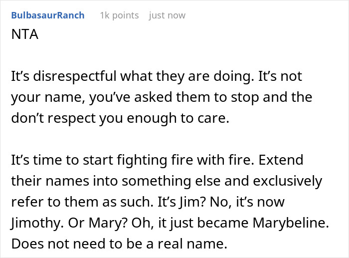 Woman Is Fed Up With Her Husband’s Parents Calling Her A Made-Up Name, Starts To Ignore Them Woman Is Fed Up With Her Husband’s Parents Calling Her A Made-Up Name, Starts To Ignore Them