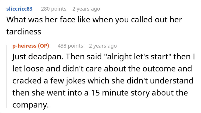 Interviewer Gets In Trouble With Corporate After Trying To Blame Her Lateness On Job Interviewee Interviewer Gets In Trouble With Corporate After Trying To Blame Her Lateness On Job Interviewee