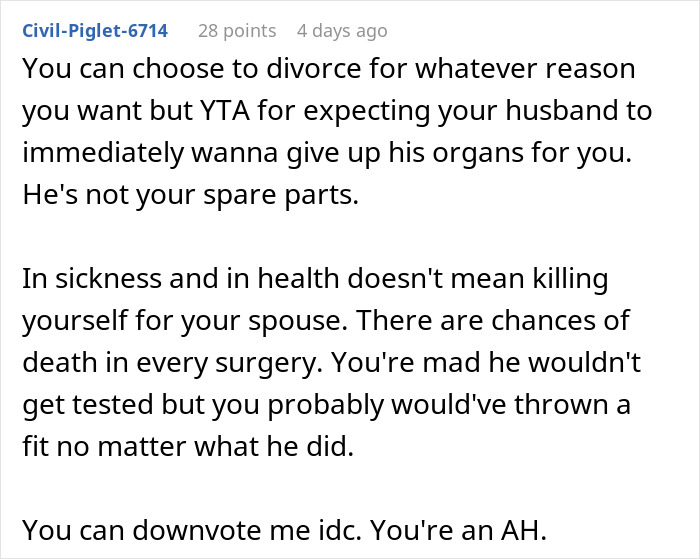 Husband Is OK With Letting Wife Die Instead Of Giving Her A Kidney, Loses Her To Another Man