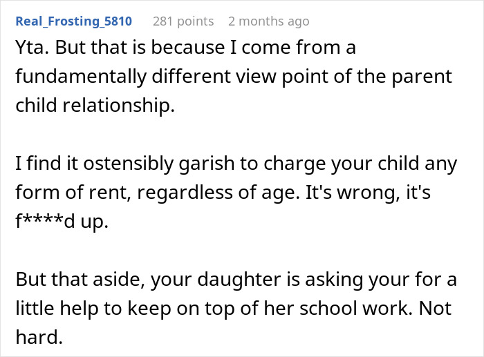 "Am I The Jerk For Expecting My Daughter To Stick To Our Chores-For-Rent Deal?" "Am I The Jerk For Expecting My Daughter To Stick To Our Chores-For-Rent Deal?"