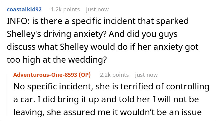 Mom Refuses To Drive Her Anxious Daughter Home During Son’s Wedding, Family Drama Ensues Mom Refuses To Drive Her Anxious Daughter Home During Son’s Wedding, Family Drama Ensues