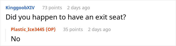 Traveler Books The Comfort Seat She Wants, Gets Surprised By A Last-Minute Bump Down To Economy Traveler Books The Comfort Seat She Wants, Gets Surprised By A Last-Minute Bump Down To Economy