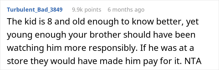 Dad Is Furious His Sister Is Asking Him For $4k In Damages After Nephew Wreaks Havoc Dad Is Furious His Sister Is Asking Him For $4k In Damages After Nephew Wreaks Havoc