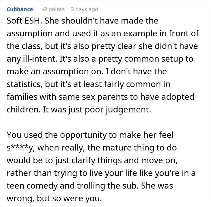 “What Do You Mean I’m Adopted?”: Student Embarrasses Teacher For Making Assumptions “What Do You Mean I’m Adopted?”: Student Embarrasses Teacher For Making Assumptions
