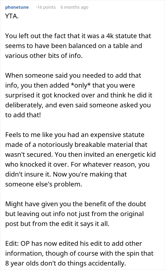Dad Is Furious His Sister Is Asking Him For $4k In Damages After Nephew Wreaks Havoc Dad Is Furious His Sister Is Asking Him For $4k In Damages After Nephew Wreaks Havoc