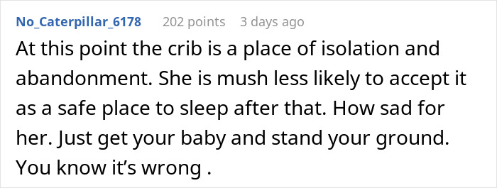 Wife Wonders If She Should Call The Police After Seeing How Her Husband Sleep Trains Their Baby Wife Wonders If She Should Call The Police After Seeing How Her Husband Sleep Trains Their Baby