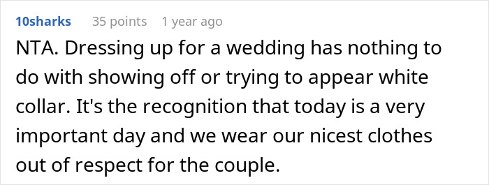 Uncle Refuses To Dress Up Because Of His Profession, Woman Denies Him An Invitation To Her Wedding
