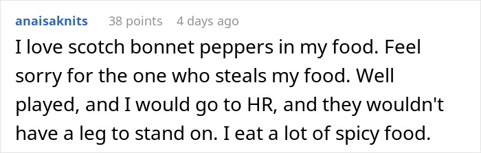 Person Exposes Office Food Thief With A Planted Lunch Burrito: “He Immediately Threw Up” Person Exposes Office Food Thief With A Planted Lunch Burrito: “He Immediately Threw Up”