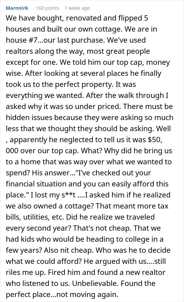 Woman Has Enough Of Annoying Realtor And Just Buys Another House, Sending Him Into Panic Woman Has Enough Of Annoying Realtor And Just Buys Another House, Sending Him Into Panic
