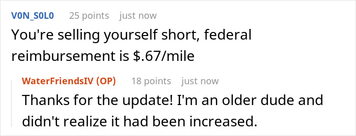 Employee Expected To Give Colleague Regular 40-Mile Rides To Work For Free, Flatly Refuses Employee Expected To Give Colleague Regular 40-Mile Rides To Work For Free, Flatly Refuses