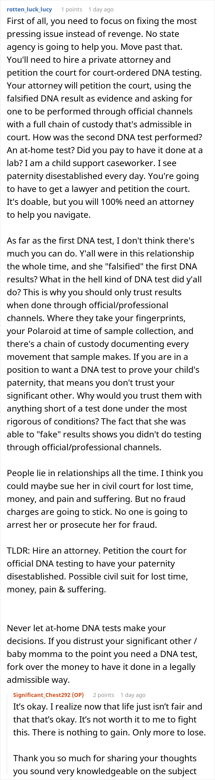 Man Devastated To Find Out He’s Been Baby Trapped For 11 Years By Ex Who Falsified Paternity Test Man Devastated To Find Out He’s Been Baby Trapped For 11 Years By Ex Who Falsified Paternity Test