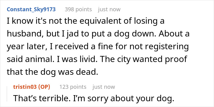 Woman Shares A Mildly Infuriating Story About A Call From Funeral Home Where She Buried Her Husband Woman Shares A Mildly Infuriating Story About A Call From Funeral Home Where She Buried Her Husband