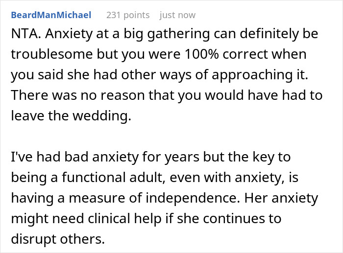 Mom Refuses To Drive Her Anxious Daughter Home During Son’s Wedding, Family Drama Ensues Mom Refuses To Drive Her Anxious Daughter Home During Son’s Wedding, Family Drama Ensues