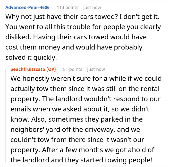 Woman Can’t Stand Neighbors Blocking The Garages, Comes Up With Unique Ways To Make Them Stop Woman Can’t Stand Neighbors Blocking The Garages, Comes Up With Unique Ways To Make Them Stop