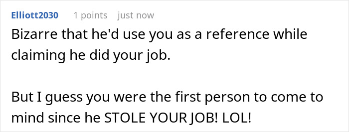 Person Gets Called As A Reference For Ex-Coworker, Spills The Beans On His Actual Qualifications