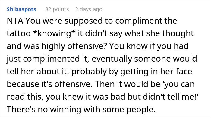 Man Gets Called Out For Telling His Friend The True Meaning Of Her “Chinese” Tattoo Man Gets Called Out For Telling His Friend The True Meaning Of Her “Chinese” Tattoo